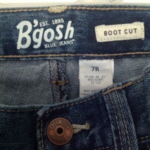 NWT OshKosh B'Gosh Girls Bootcut Jeans Size 7R